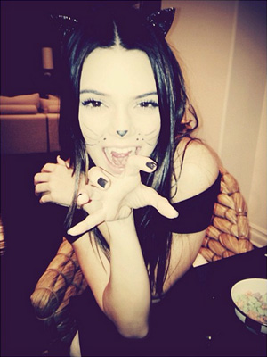 Kendall Jenner as a Pretty Kitty